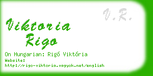 viktoria rigo business card
